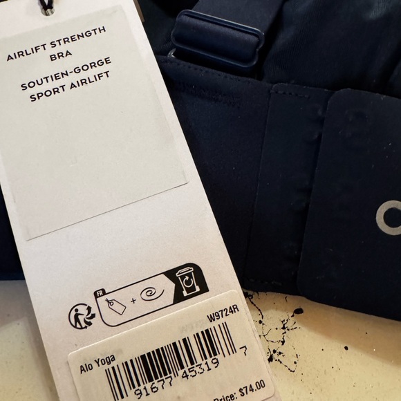 New nwt ALO airlift strength bra navy blue size medium - Picture 5 of 15
